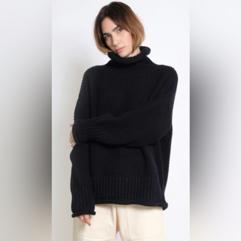 Micaela Greg roll neck sweater sz M Babaa Sweater